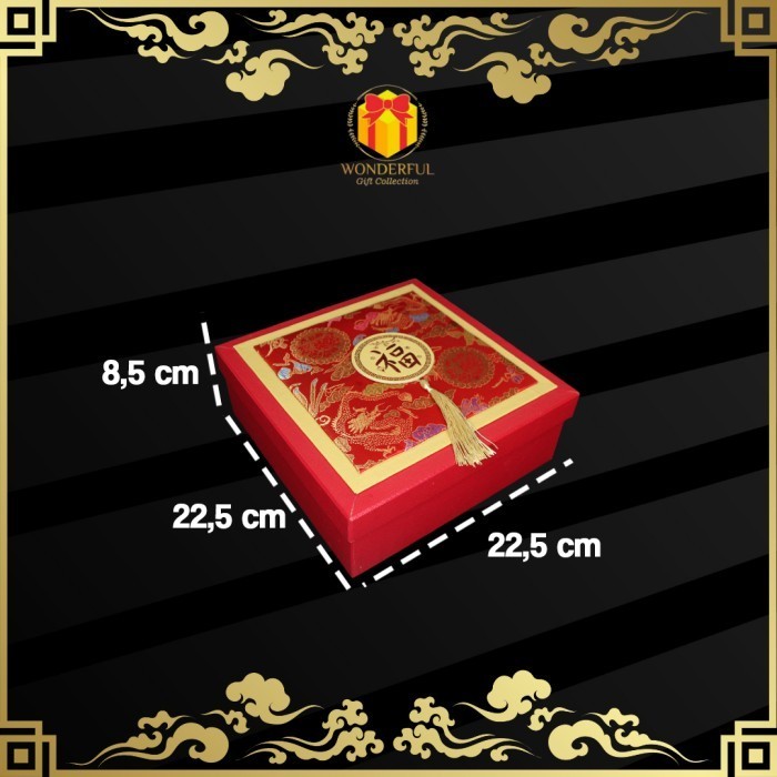 

Hardbox Imlek Bantal Chongsam Rumbai Box Chinese 22x22x8 WGC-c36