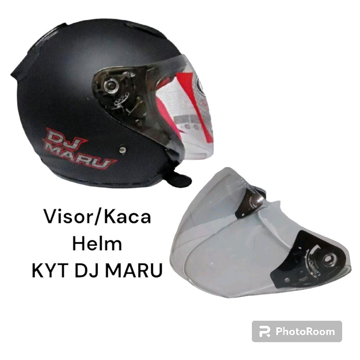 Visor Kaca Helm KYT DJ MARU FREE BUBLEWRAPP Free Ongkirr