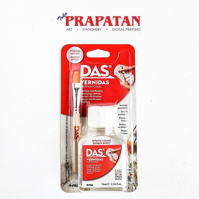 

DAS Vitrifying Clay Varnish 75ml Plus Brush