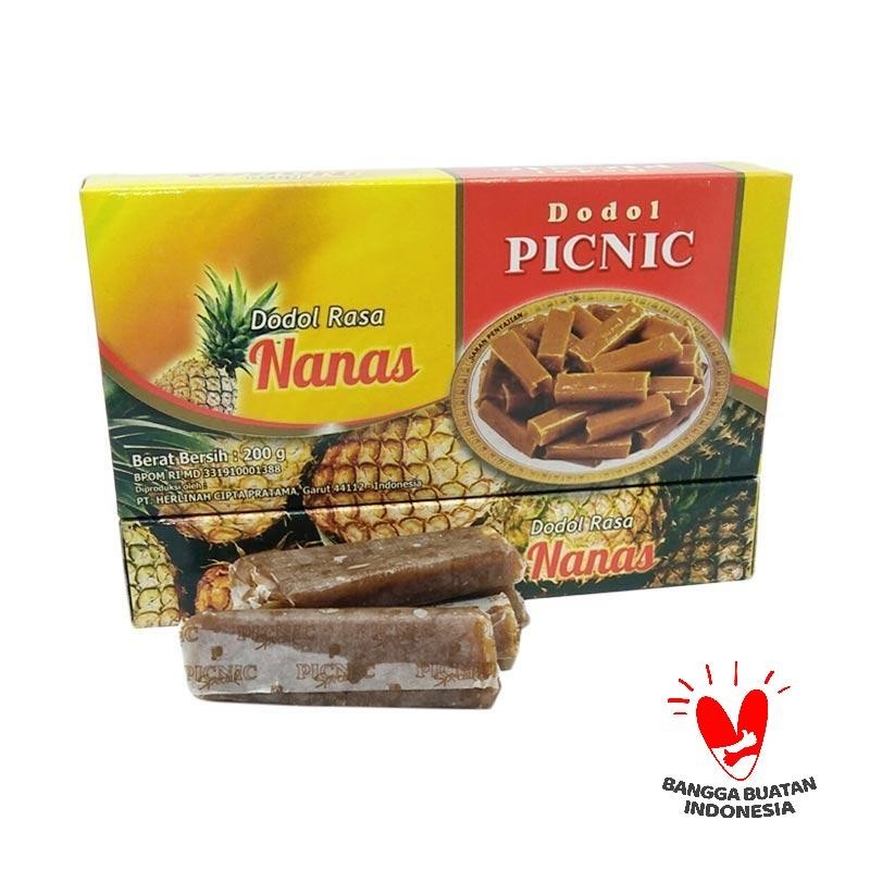 

PICNIC Dodol Garut Rasa Nanas Cemilan Tradisional [200 g] - JSF