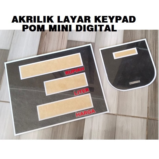 Akrilik Keypad / Variasi Display Layar CPU Pom Mini