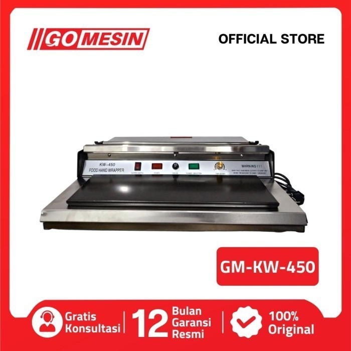 HAND WRAPPING GOMESIN KW 450 MESIN KEMAS PLASTIK WARP HW-450 ORIGINAL