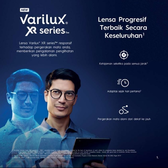 Lensa Progresif Essilor Varilux XR Design Transition Original