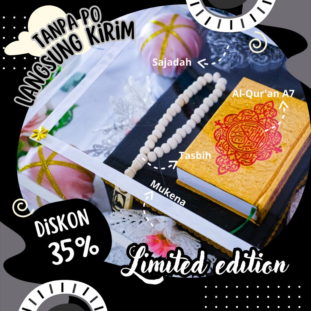 paket seserahan pernikahan/ alat sholat seserahan pernikahan/ alat sholat seserahan/ mahar seperangk