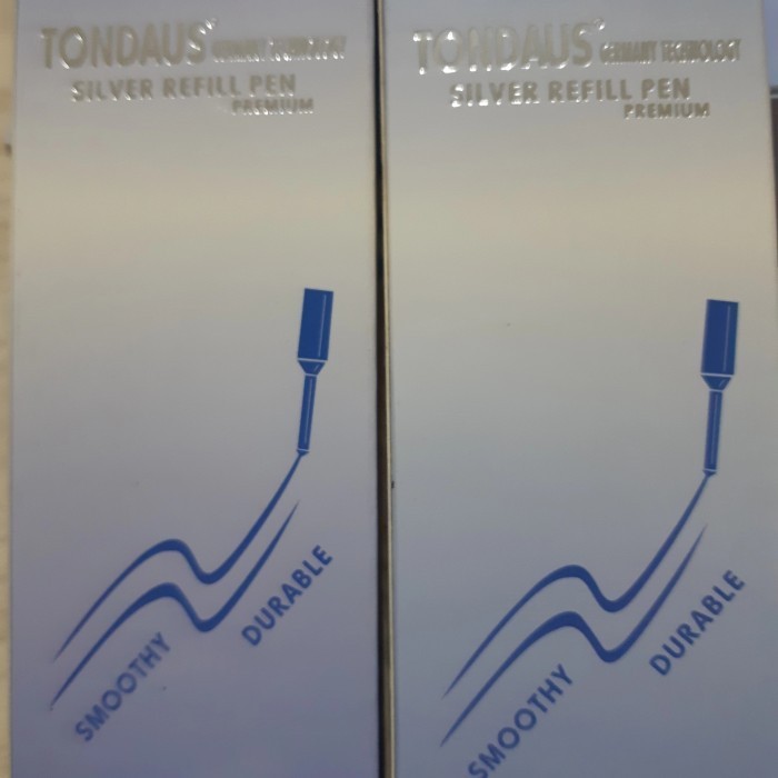 

PROMO!! -pen silver tondaus untuk bahan kain hrg per kotak isi 50