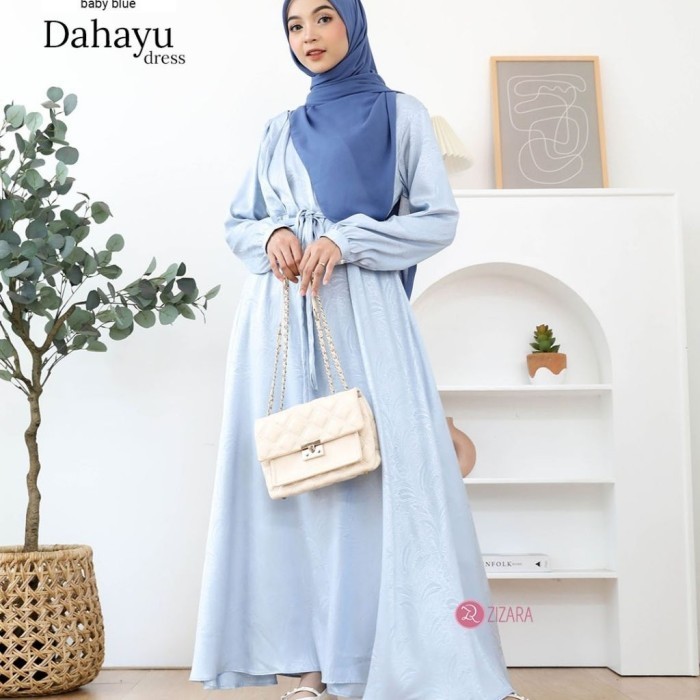 Dahayu Dress | Gamis Motif | Bahan armani silk
