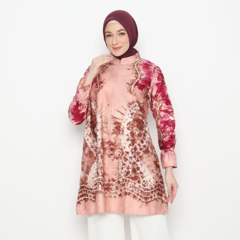 ALESHA TUNIC TIFFANY/BATIK SASIRANGAN/TUNIK WANITA/BATIK
