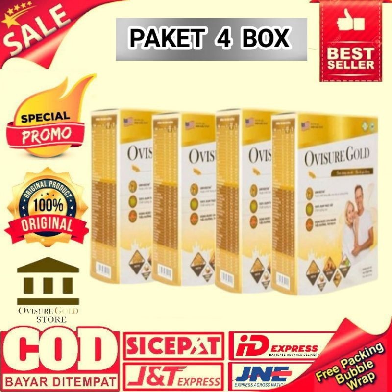 

PAKET 4 BOX READY OVISURE GOLD SUSU BPOMU MEMBANTU MEMULIHKAN KERUSAKAN TULANG