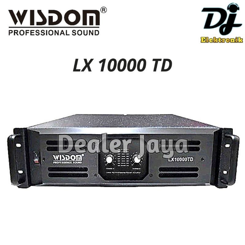 Power Amplifier Wisdom LX 10000 TD / LX10000 TD / LX10000TD - 2 channel