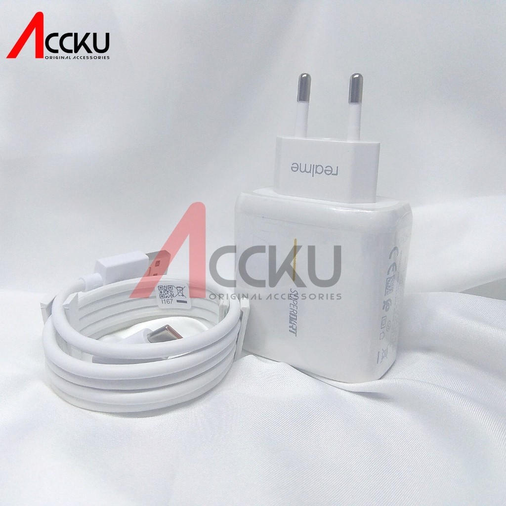 HOT A Travel Charger Cas Realme Type C 65Watt Charger Realme 5 Pro Realme Q Charger Realme X2 Pro Or
