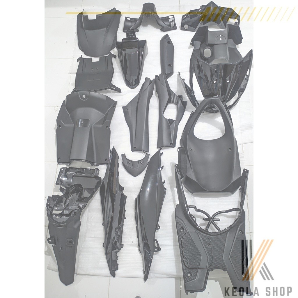 Full Body Beat FI CBS K25 2012 2013 2014 Hitam WIN | complete set bodi kasar halus motor honda injek