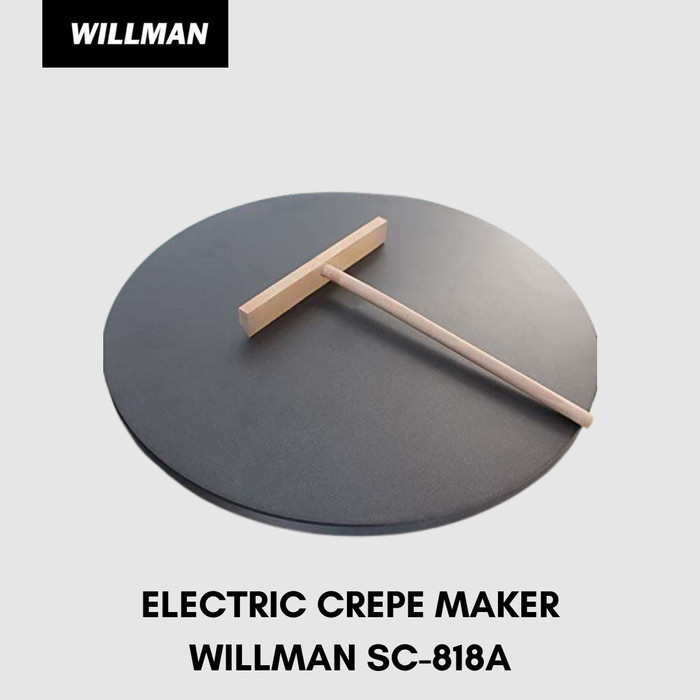 Electric Crepe Maker Mesin Crepes Listrik WILLMAN SC-818A GARANSI