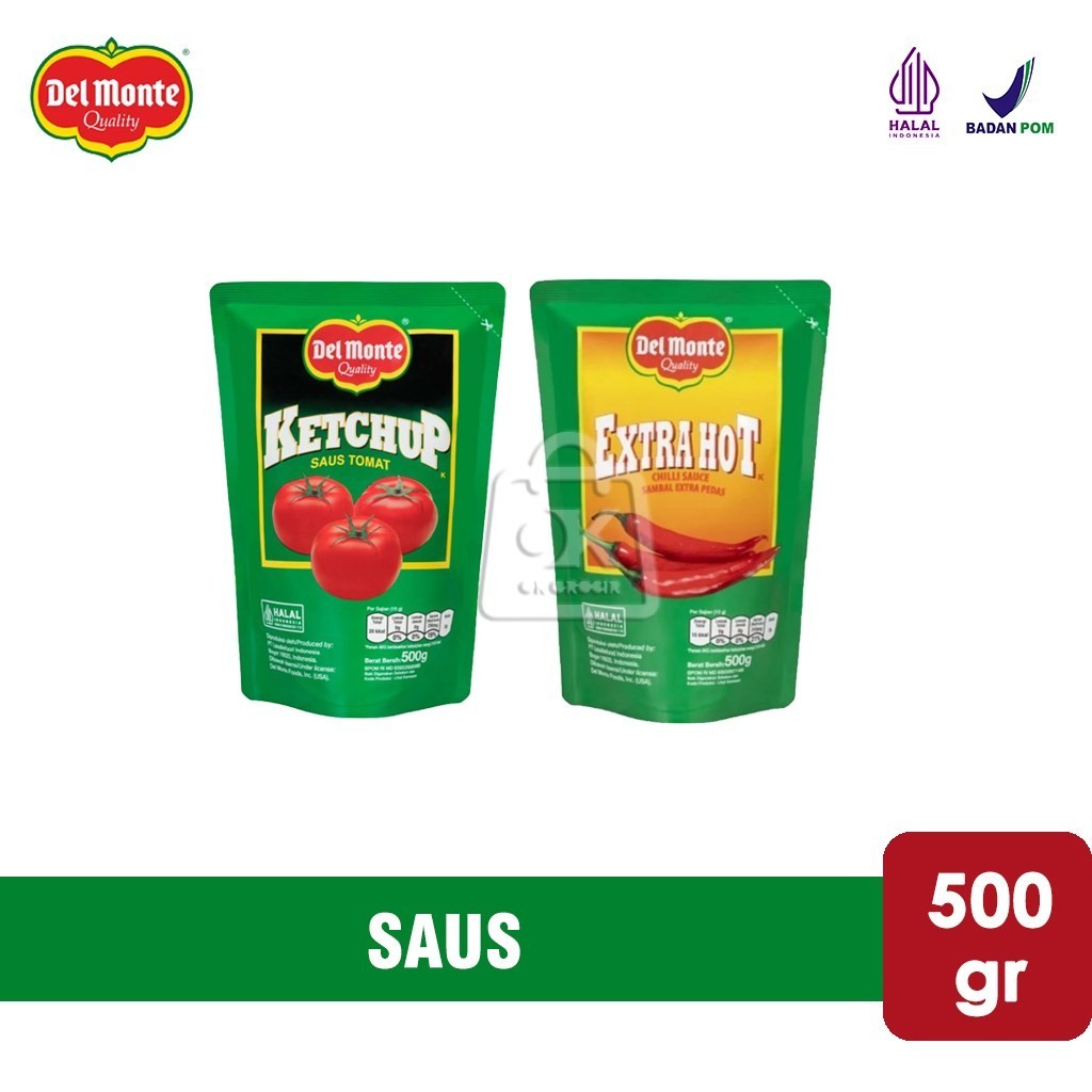 

Saus Delmonte Tomat Extra Hot / Sauce (Pouch 500 gr)