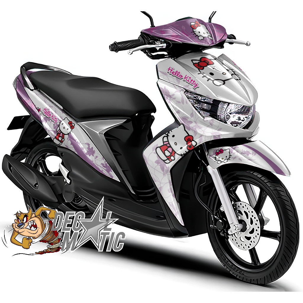 Stiker Soul GT 115 Full Body Decal Soul GT 125 Full Body Striping Mio Soul - Hello Kitty 2