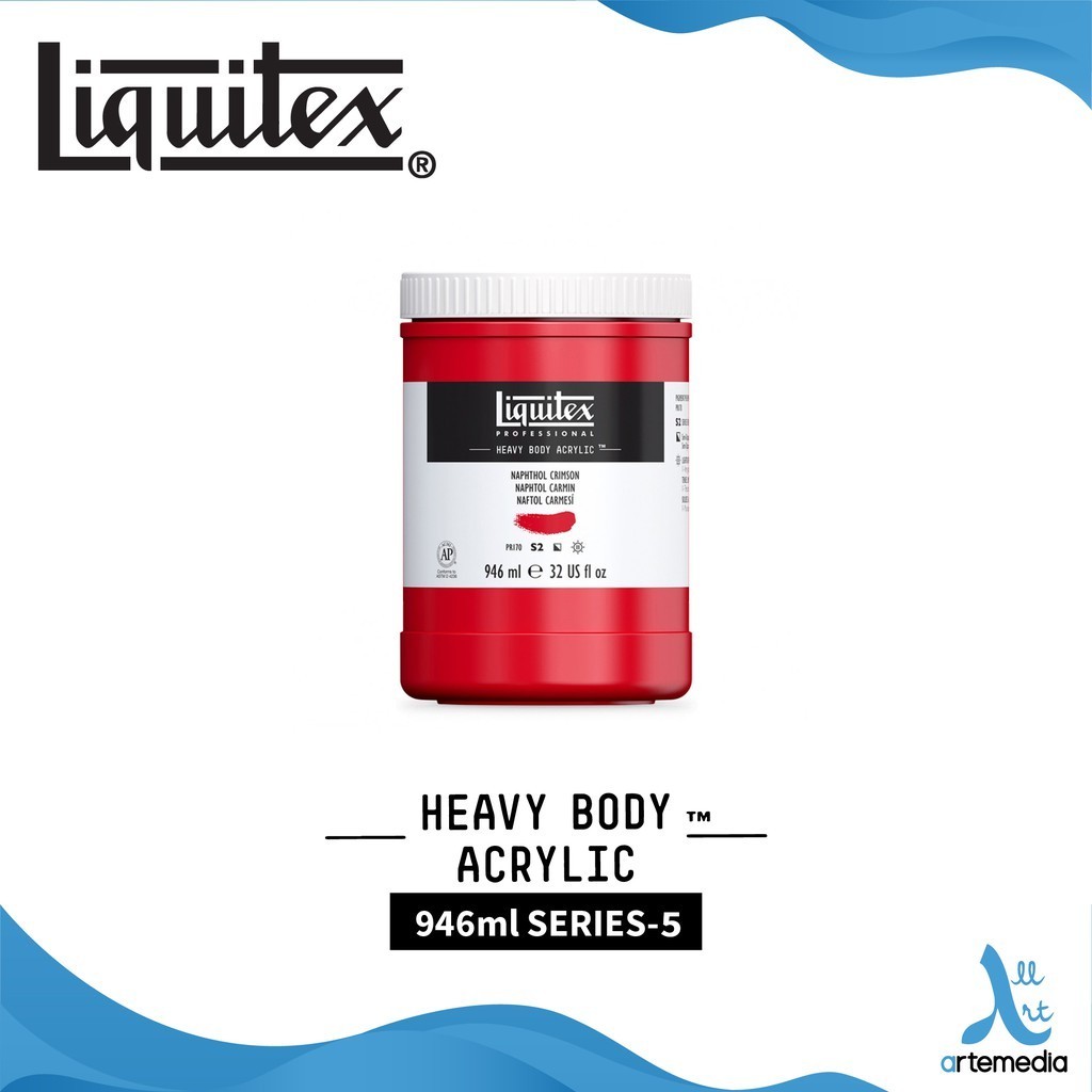 

Cat Akrilik Liquitex Heavy Body 946ml Series 5 Acrylic Color Paint