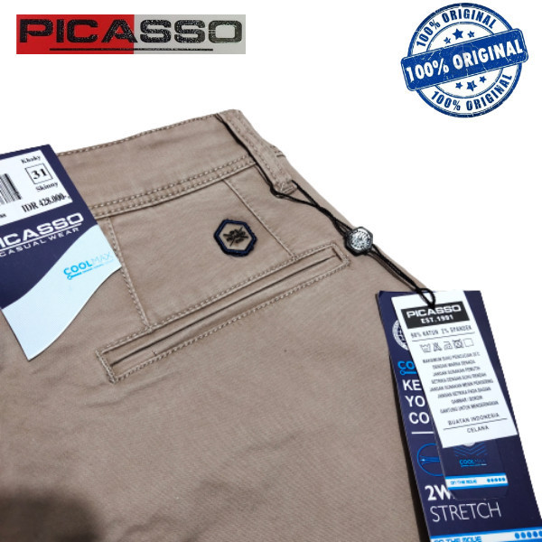 Celana Chino Pria  / Celana Chino Picasso  - Khaky, 29