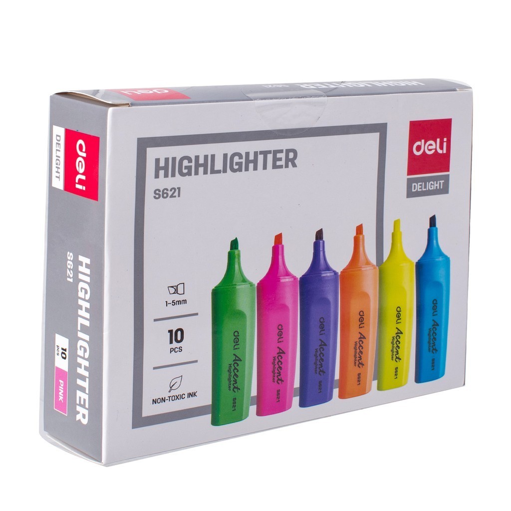 

Deli Highlighter Chisel 1-5mm - ES621