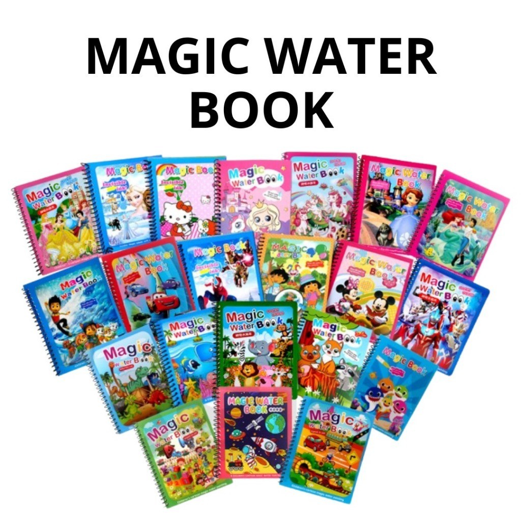 

HARGA GROSIR ( 12 PCS ) BUKU MAGIC WATER BOOK + SPIDOL AIR