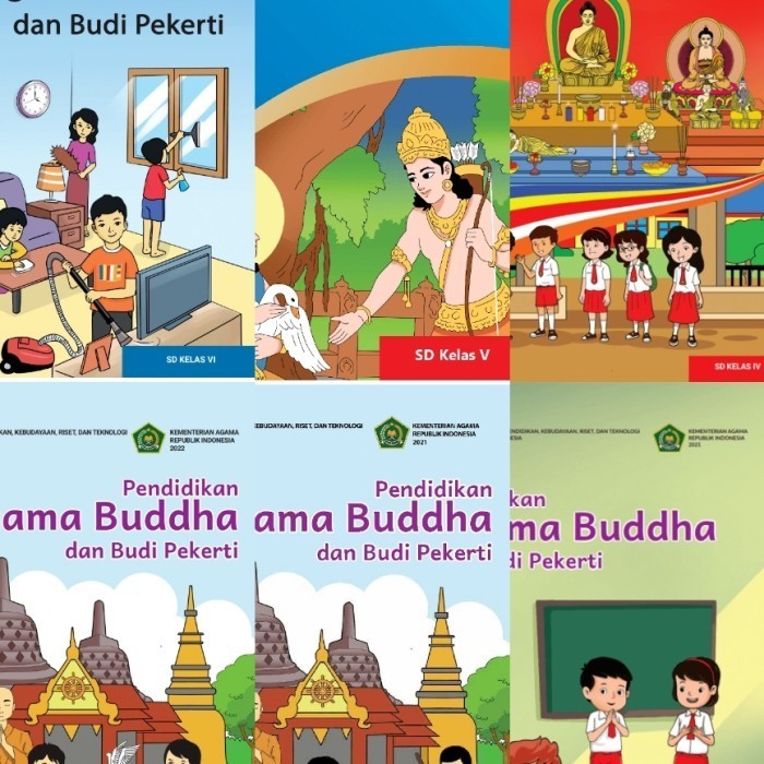 PESENAN AGAMA BUDDHA KELAS 1-6  850 BUKU