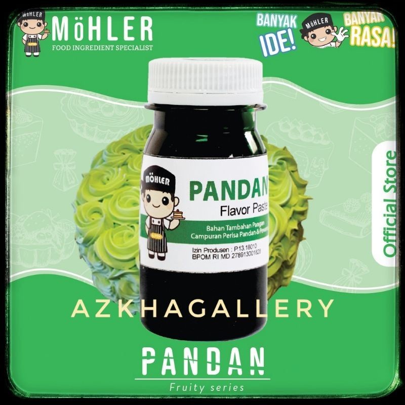 

Pasta Perisa Pewarna MOHLER 60gr Pandan