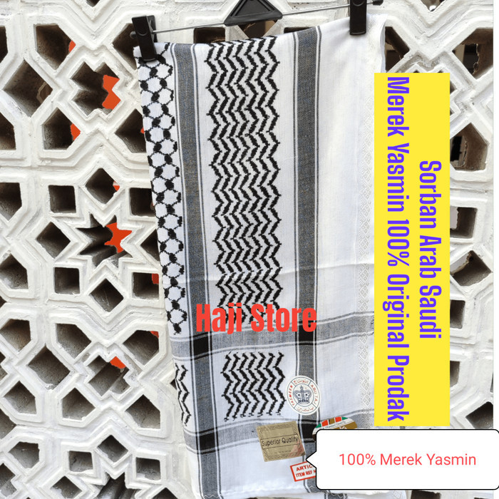 sorban arab saudi yasmin - Merah Putih