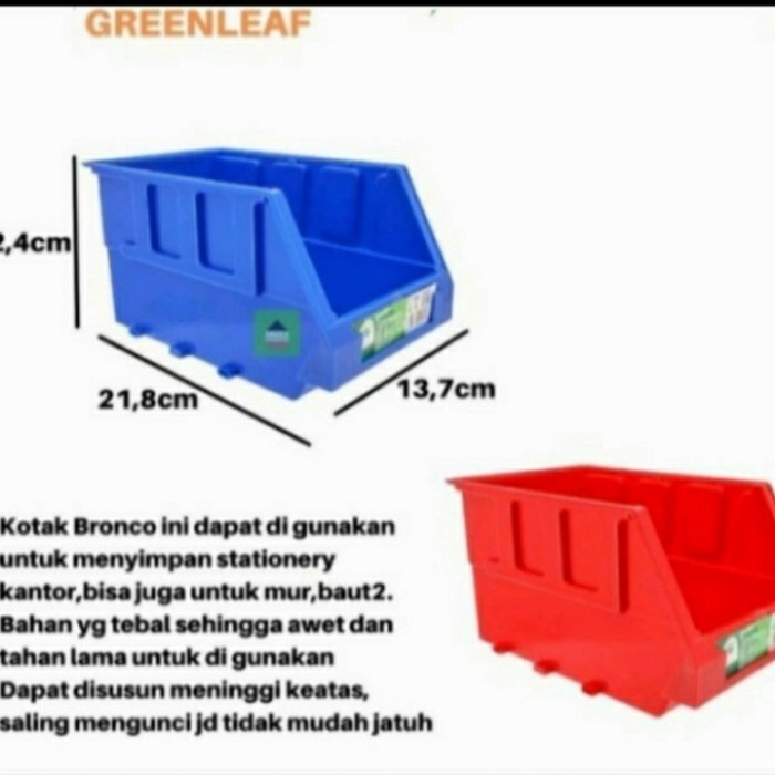 Sparepart Case Jolly Box Kotak Perkakas Bronco Greenleaf 1922