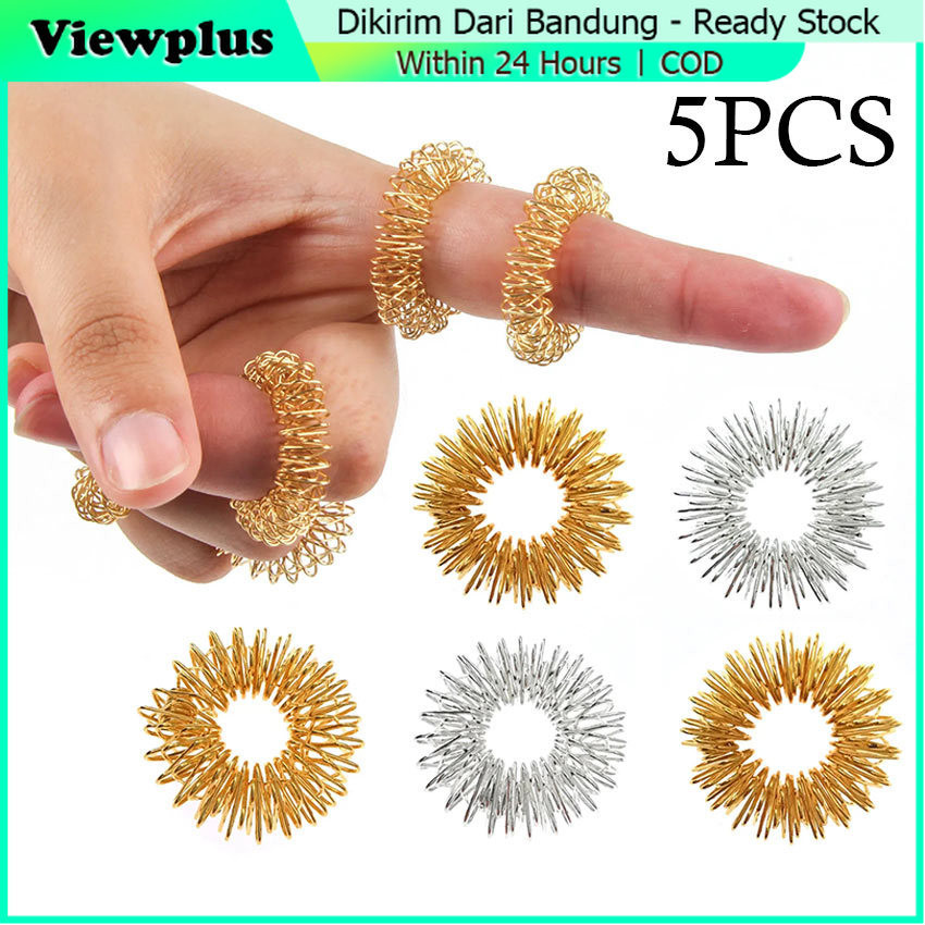 5pcs Terapi Jari Pijat Relax Sujok ~ Magnet Cakra Finger Therapy Terapi Jari ~ Sujok Therapy