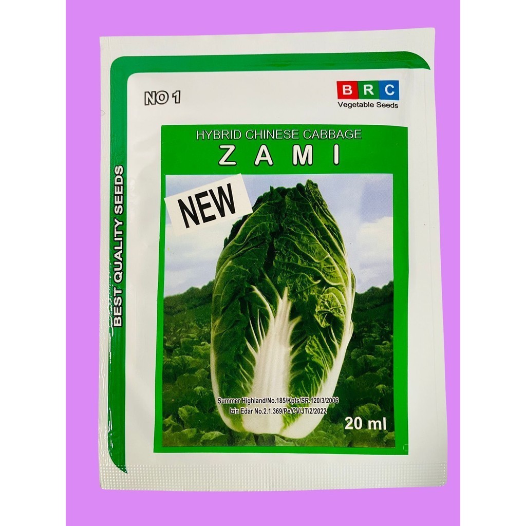 Benih sawi putih tahan akar gada new ZAMI isi 20ml dari best quality seeds