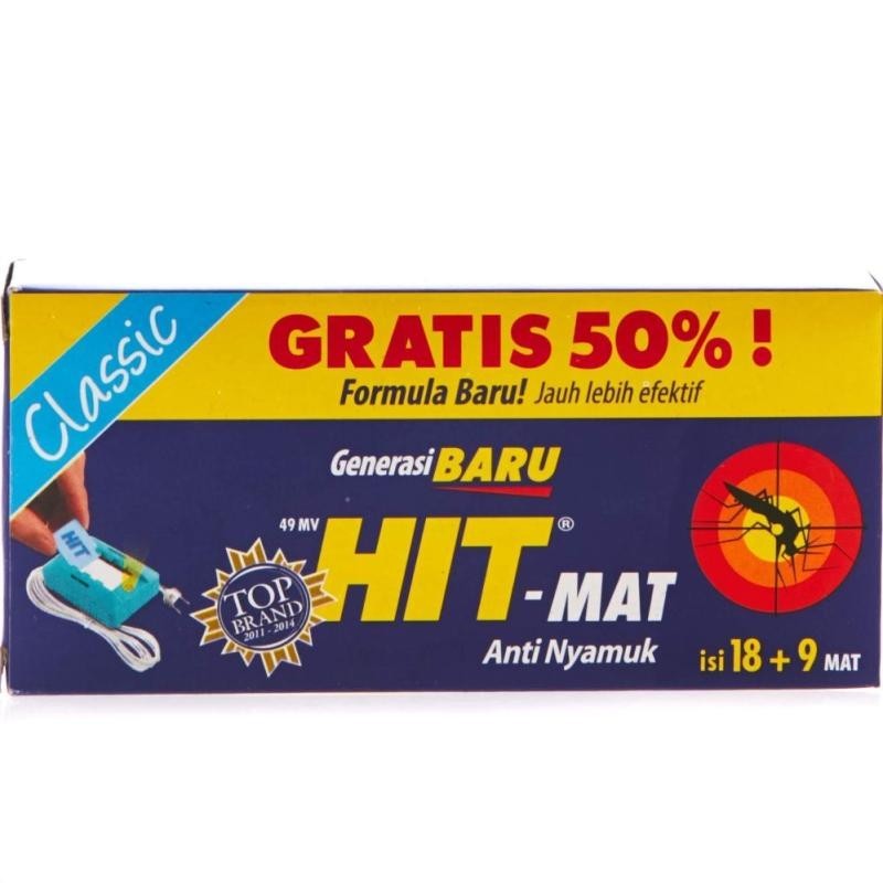 HIT Electric Hit-Mat Anti Nyamuk [18 pcs]