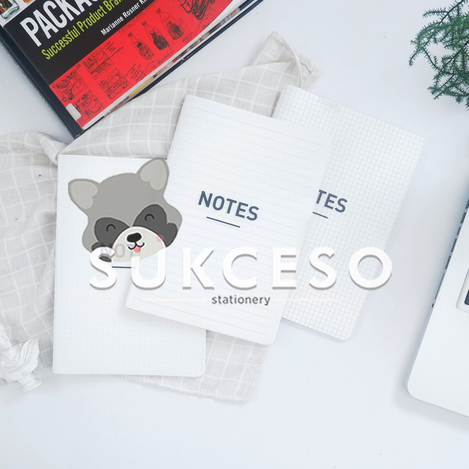 

Panmomo Simplicity NB A5 Buku Catatan Putih Note Book Cover Doff