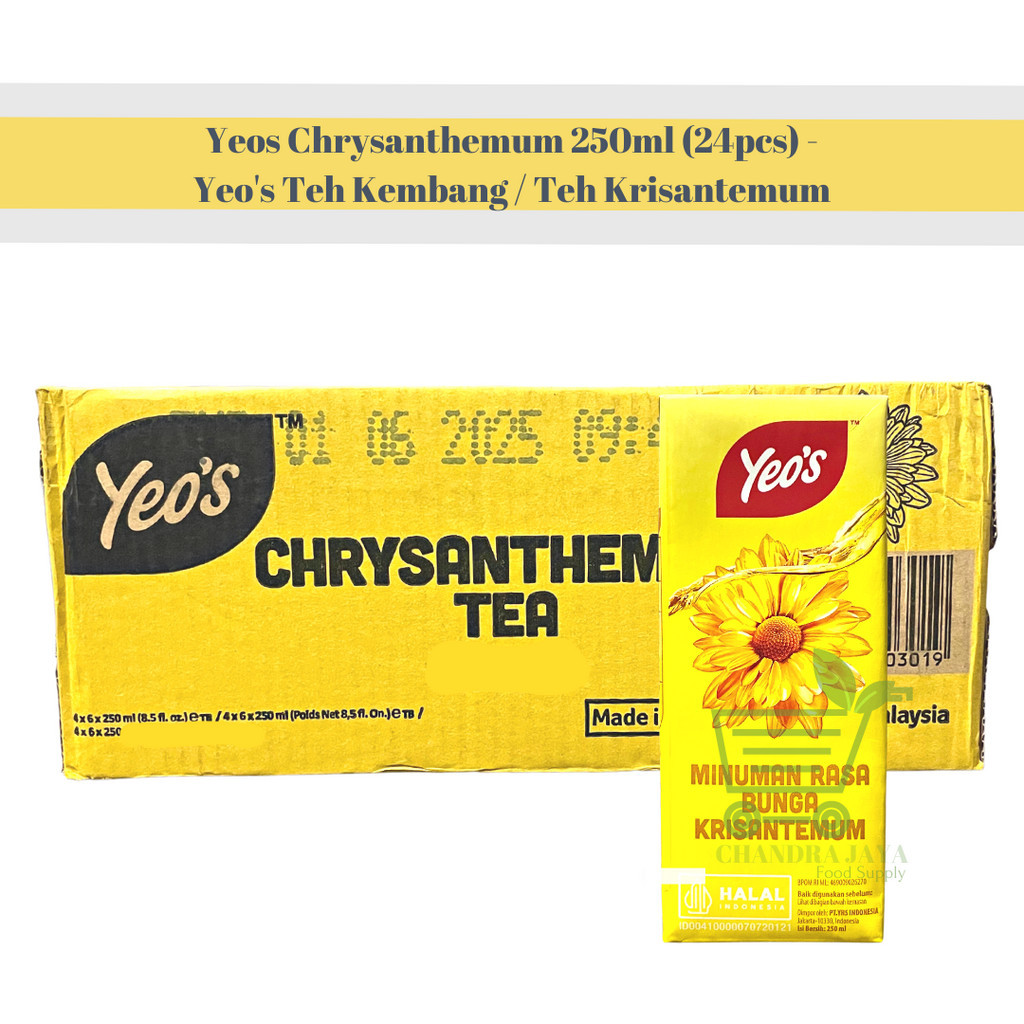 

Yeos Chrysanthemum 250ml (24pcs) - Yeo's Teh Kembang / Teh Krisantemum