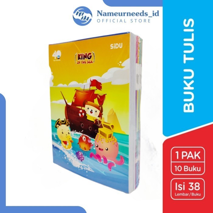 

Buku Tulis SiDU 38 Lembar 1 Pack isi 10 Buku
