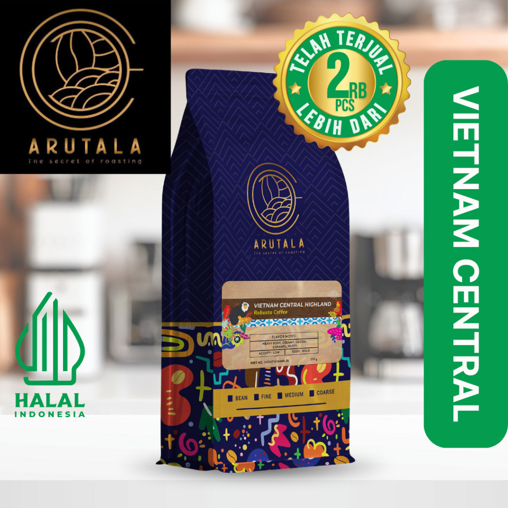 

Kopi Vietnam Central Highland Robusta 200 gram -CB 2