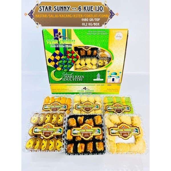 

DISKON star sunny paket parcel kue kering lebaran idul fitri 2023