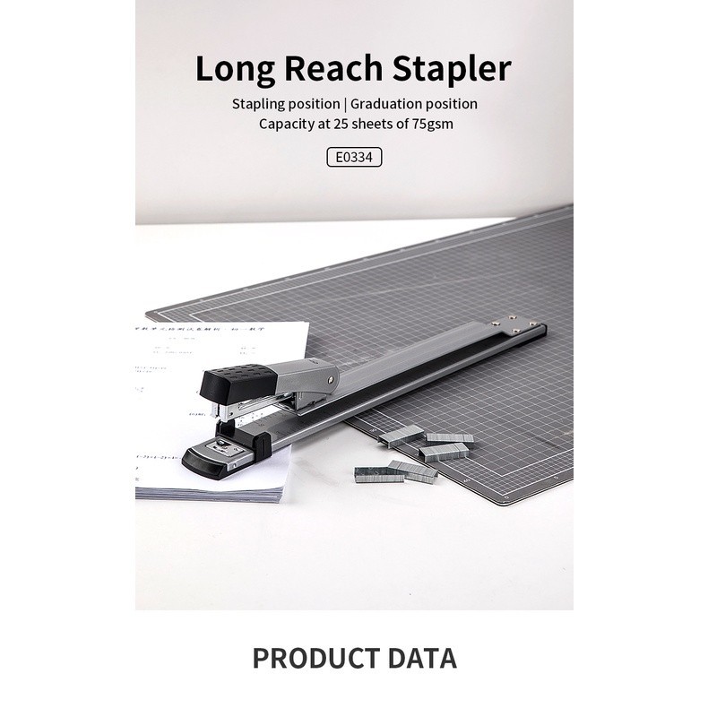 

Deli Stapler Panjang Long Reach Metal - E0334