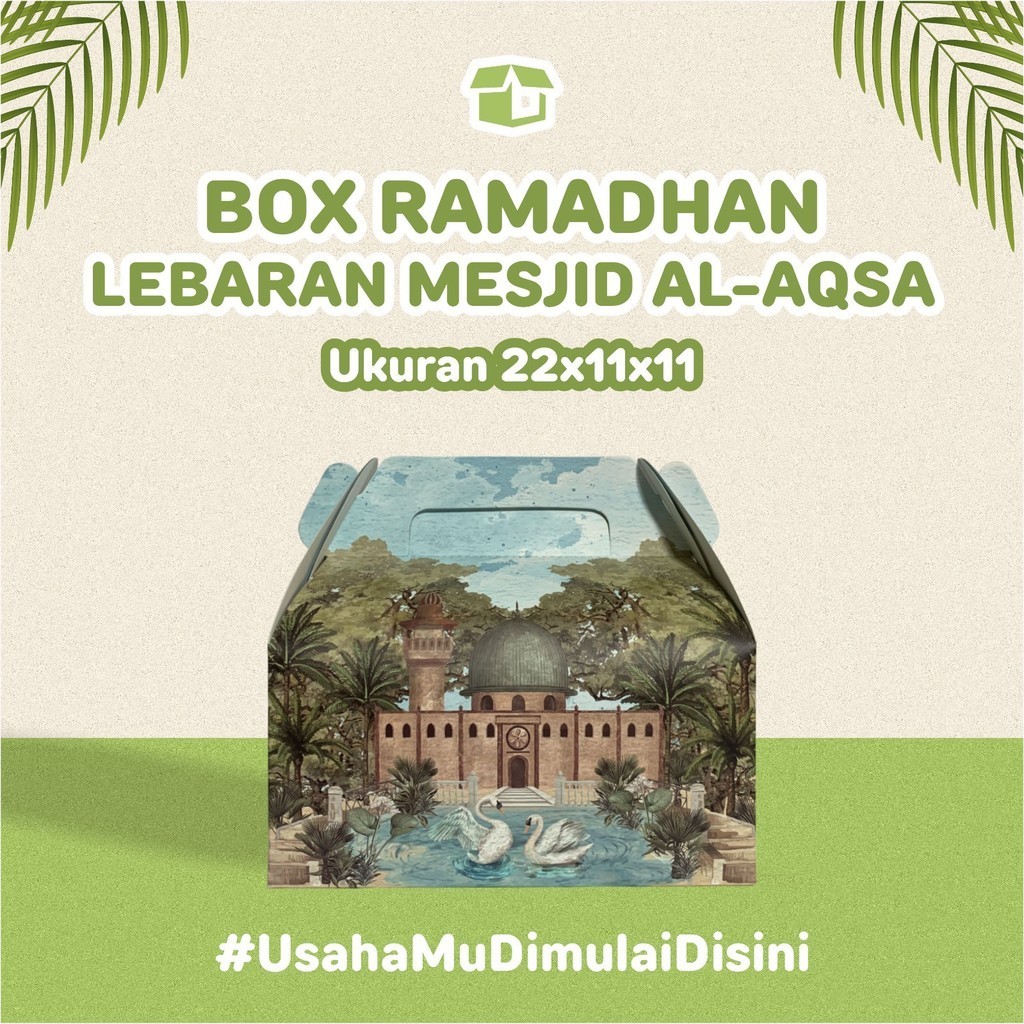 

Box Ramadhan Lebaran Mesjid Al-Aqsa Uk.22x11x11 cm 001 | KEMASAN JAYA GEMILANG