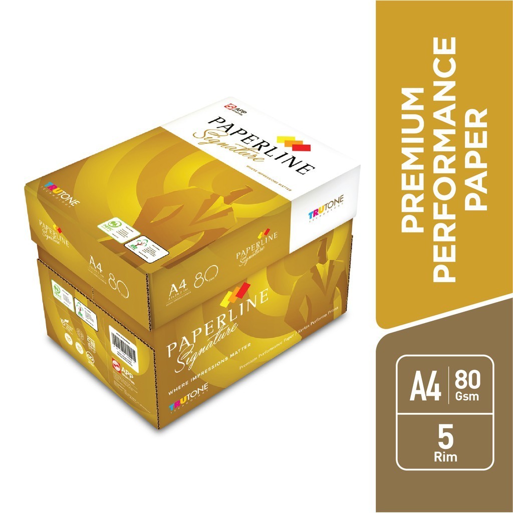 

[Stationery Spectrum] Paperline Signature Kertas Print & Fotocopy 80 A4 - PPS PC 80 A4
