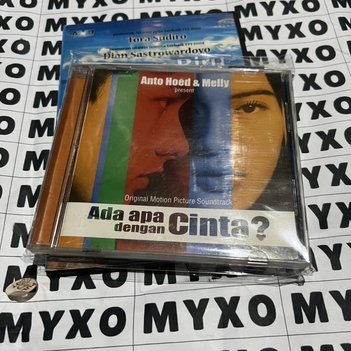 CD ORIGINAL OST SOUNDTRACK ADA APA DENGAN CINTA AADC SATU MELLY ANTO