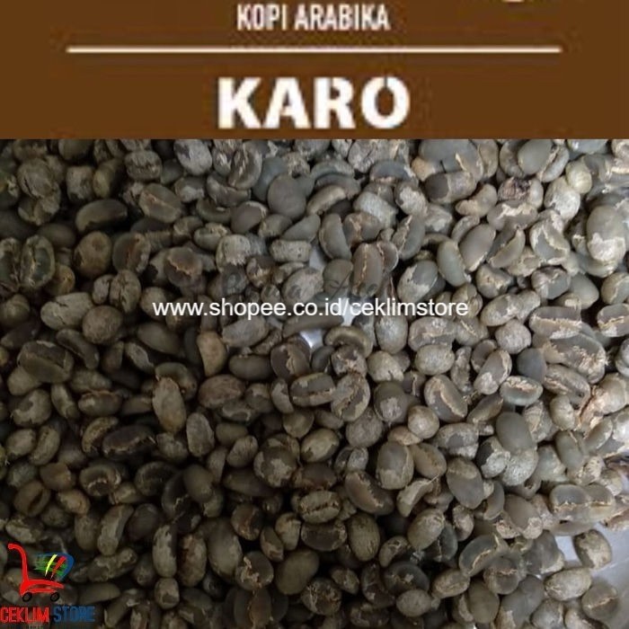 

Biji Kopi Mentah / Green Bean Arabika Tanah Karo 1 Kg