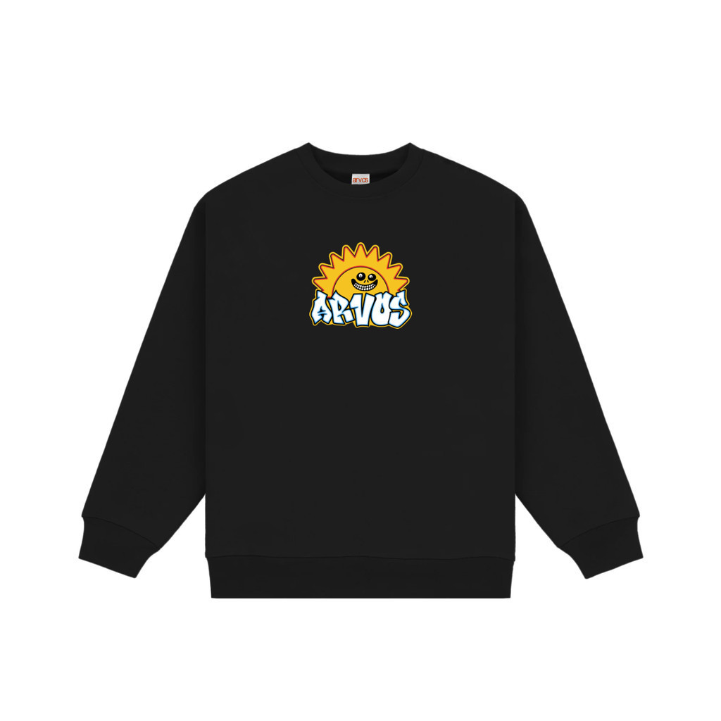 Arvos - Sunshine Heavyweight Crewneck Black / Sweatshirt Unisex