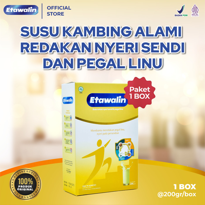 

Etawalin Susu Etawa Original Atasi Asam Urat dan Nyeri Sendi 1 Box