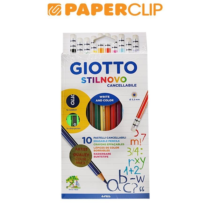 

PENSIL WARNA GIOTTO STILNOVO 256800 10C ERASABLE