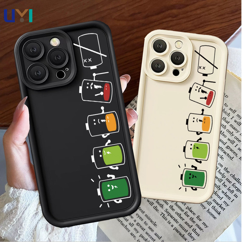 iPhone 11 15 13 12 14 Pro Max XR iPhone 7 Plus 8 6 6S XS Battery dead Softcase Phone Case Cover UyiCase