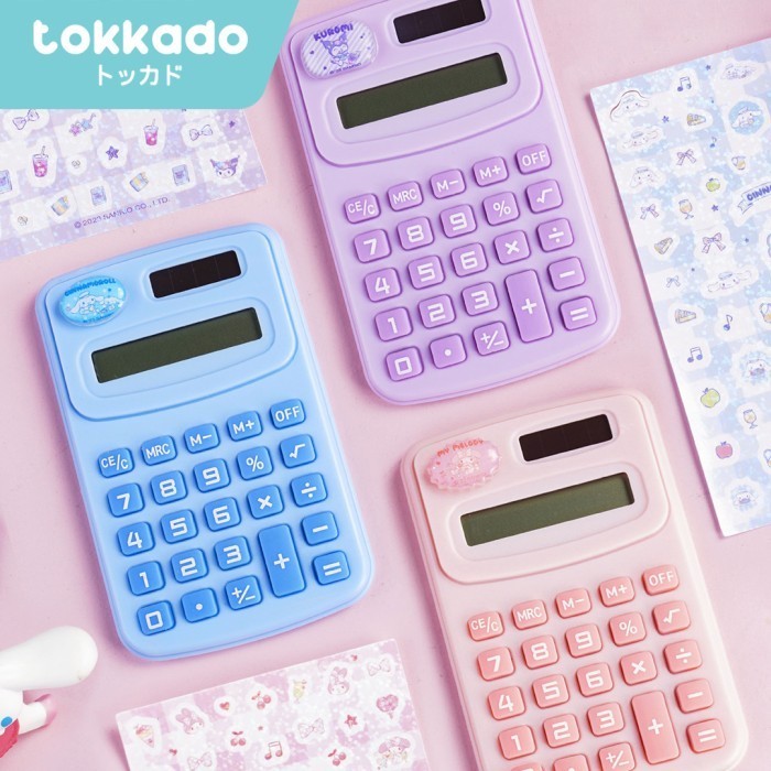 

TOKKADO Sanrio Mini Calculator Kalkulator Portable Kecil Original Lucu