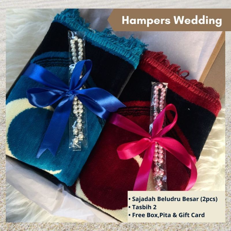 Hampers Wedding (sajadah dewasa) / Kado Pernikahan/ Baru Mewah