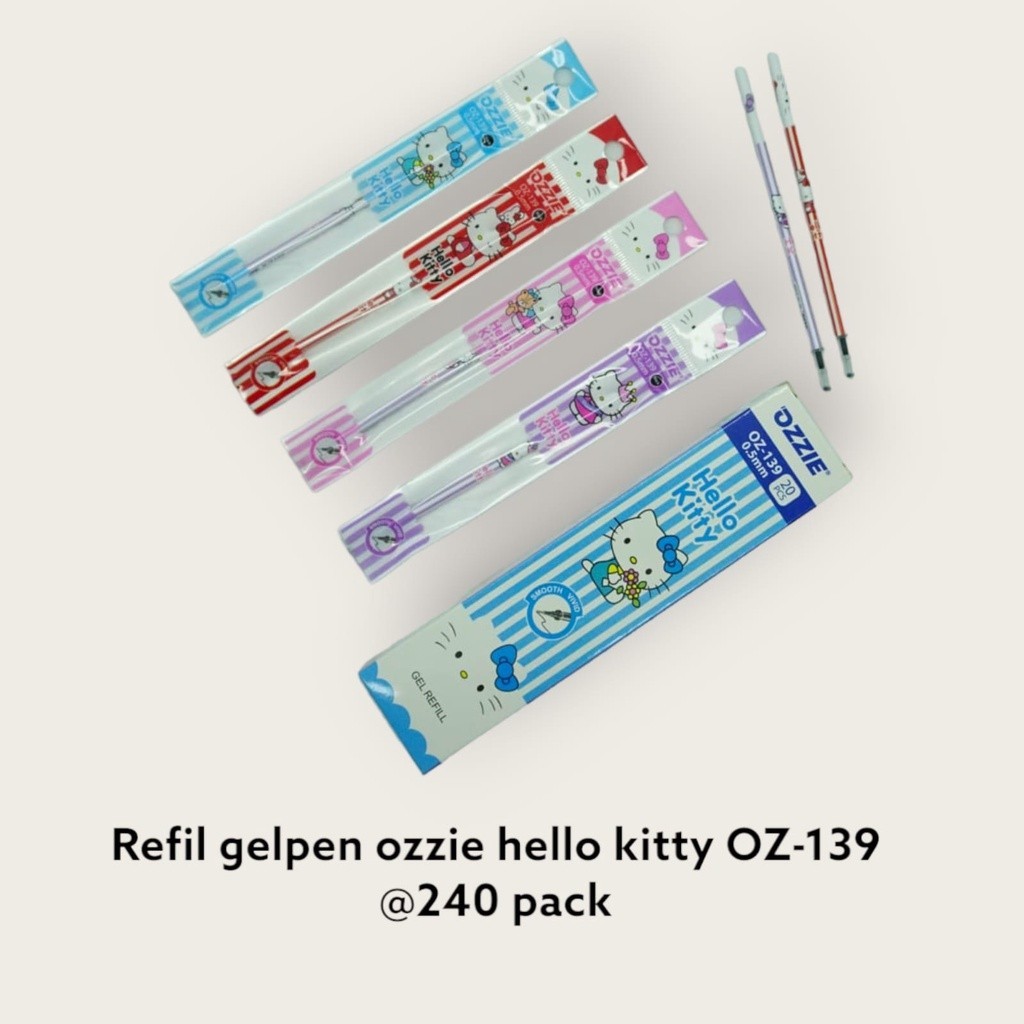 

Bawa Pulpen, Bawa Imajinasi - Refill gelpen Ozzie Hello Kitty OZ-139 (1 Pcs)