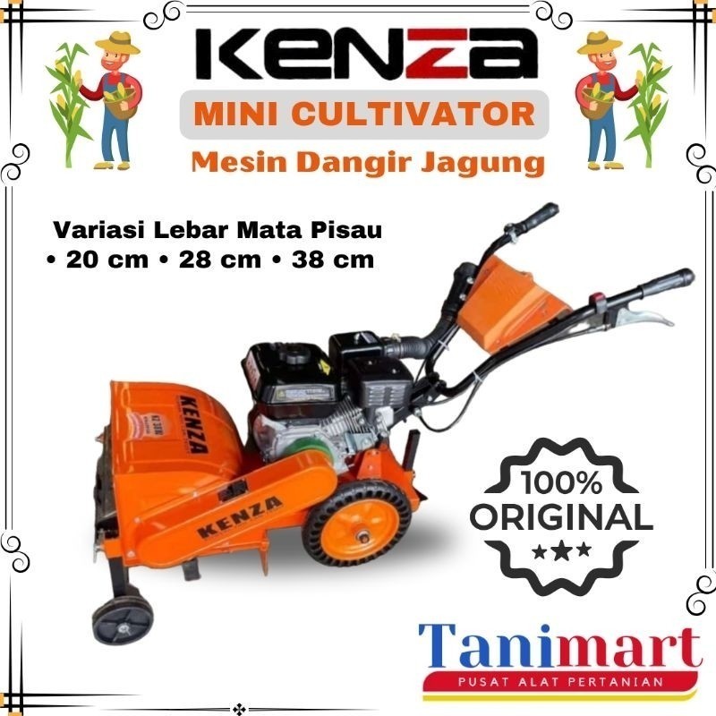 Mesin Dangir KENZA / Cultivator Mini / Mesin Bajak Mini / Mini Cultivator / Mini Tiller / Mesin Peng