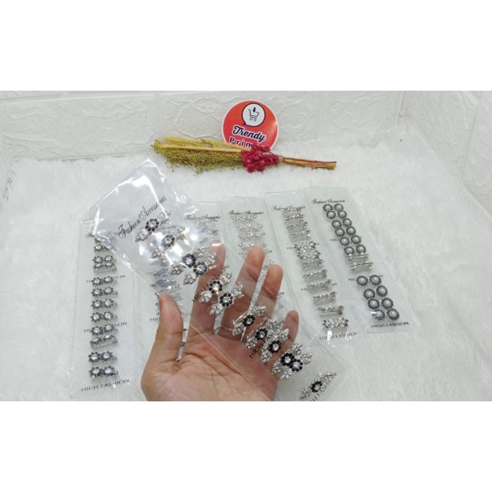 Bros dagu /Peniti dagu/12 pcs/Grosir lusinan bros - sesuai