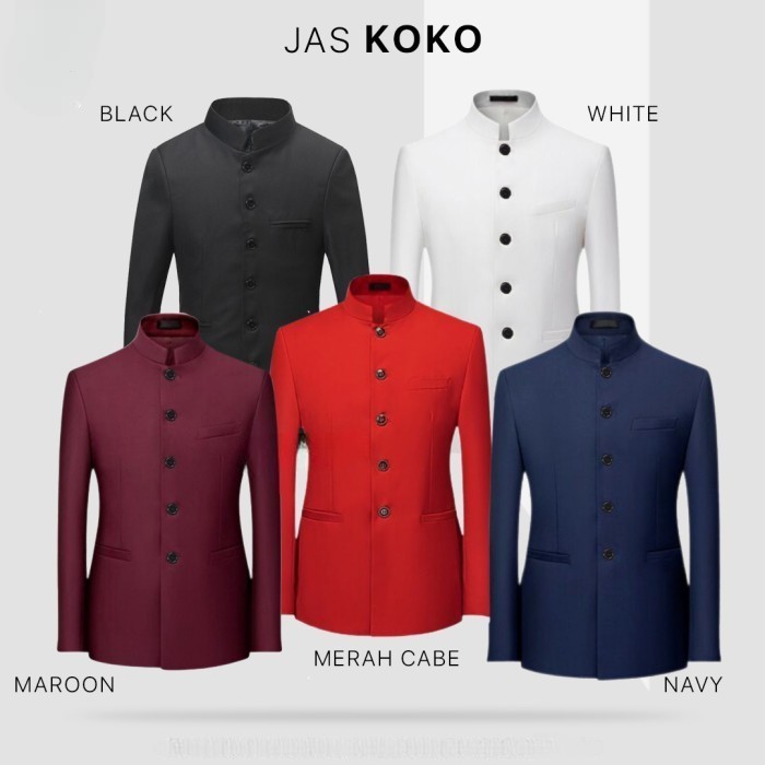 Jasko / Jas mandarin Jasko Shanghai - Jas Koko Pria Modern