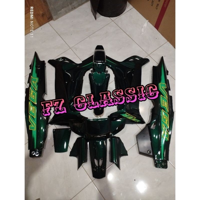 fullset full bodi halus Vega r lama warna hijau